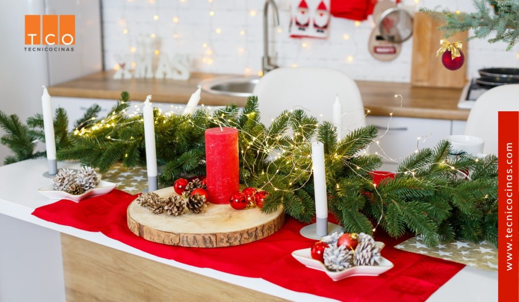 Decora centros de mesa y miniaturas para una cocina festiva