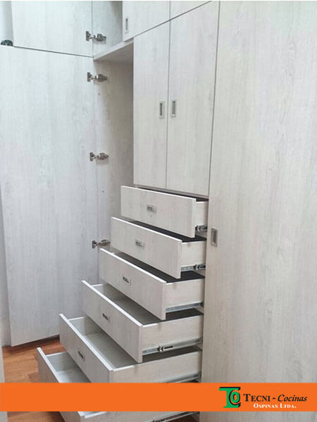 Originalidad, diseño y calidad de los closets en madera
