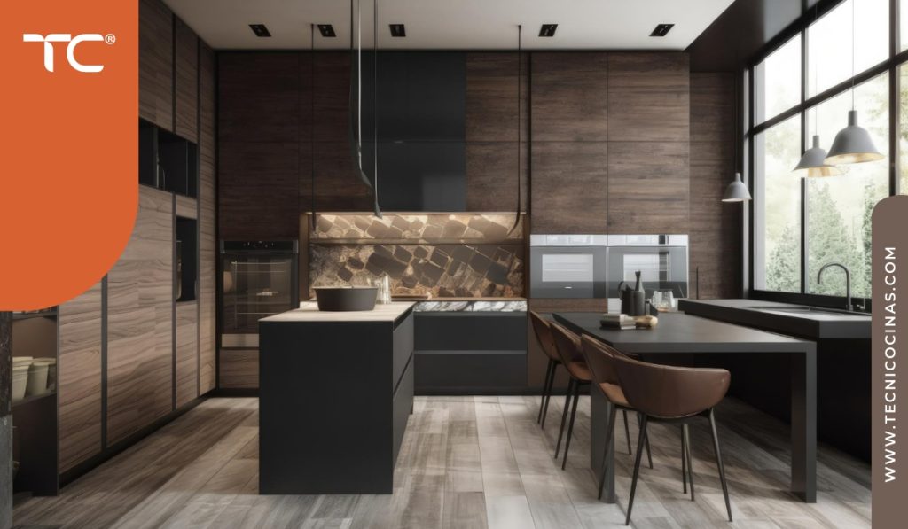 Combina tu cocina oscura con estos colores