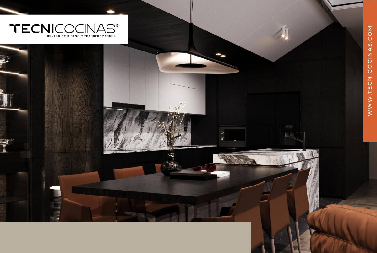 Cocinas oscuras en 2024: estilo y calidez únicos para sentirte bien