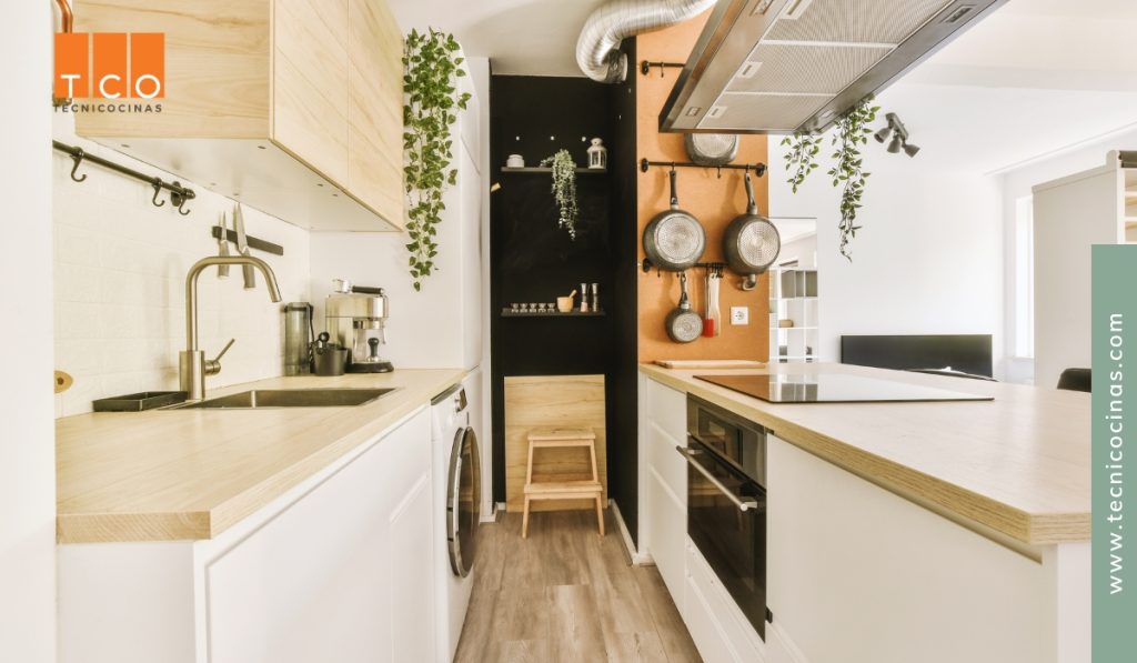 Aprovechamiento del espacio en cocinas pequeñas