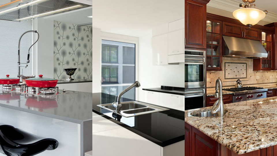 ¿Cómo decidir entre Granito, Silestone o Dekton para mi cocina en Bogotá?