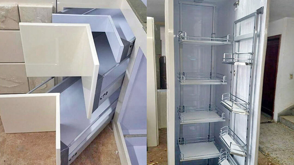 Herrajes: accesorios de organización y belleza para tu cocina ideal.