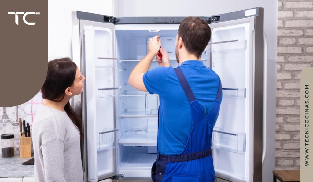 Instalación de un nevecón inteligente con revisión de espacio y ventilación.