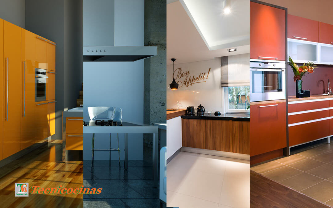 ✅ Variedades en pisos para construir tu cocina integral moderna